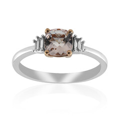 10K AAA Morganite Gold Ring