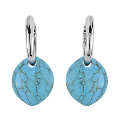 Turquoise Silver Earrings