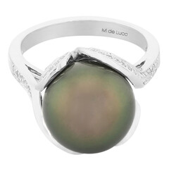 10K Tahitian Pearl Gold Ring