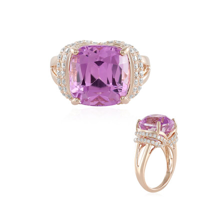 14K Patroke Kunzite Gold Ring (AMAYANI)