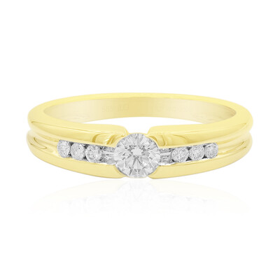 14K SI1 (G) Diamond Gold Ring (Annette)