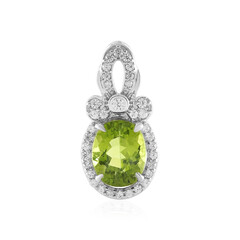 Peridot Silver Pendant