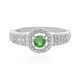 Tsavorite Silver Ring