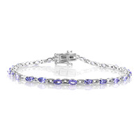 Tanzanite Silver Bracelet