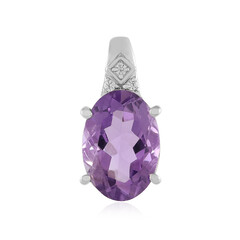 Amethyst Silver Pendant