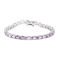 Amethyst Silver Bracelet