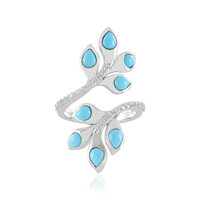 Sleeping Beauty Turquoise Silver Ring