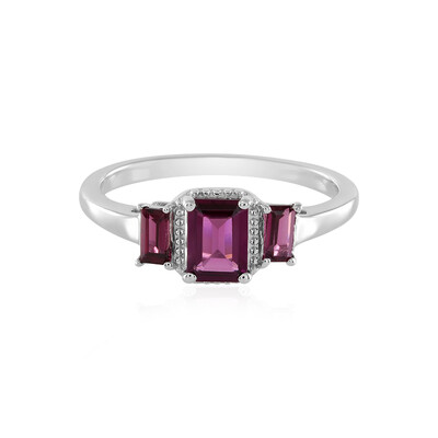 Rhodolite Silver Ring