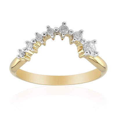 9K SI1 (G) Diamond Gold Ring (Annette)