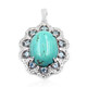 Mine 8 Turquoise Silver Pendant (Anne Bever)