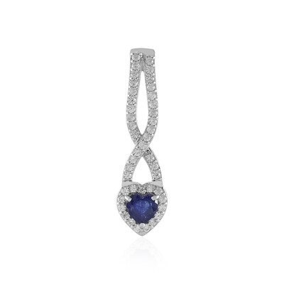 Madagascar Blue Sapphire Silver Pendant