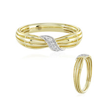 9K I1 (I) Diamond Gold Ring (Ornaments by de Melo)