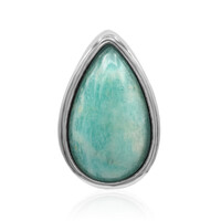 Amazonite Silver Pendant