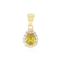 9K Sphene Gold Pendant