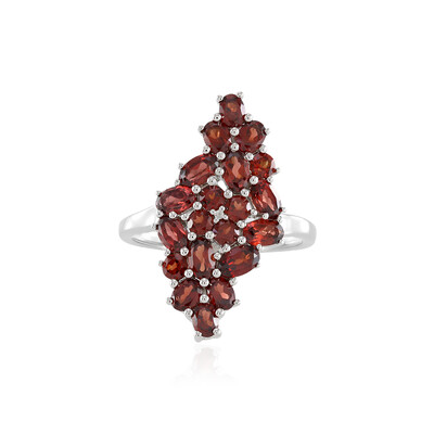 Mozambique Garnet Silver Ring