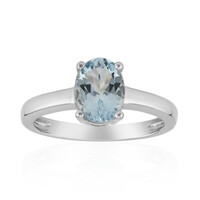 Brazilian Aquamarine Silver Ring