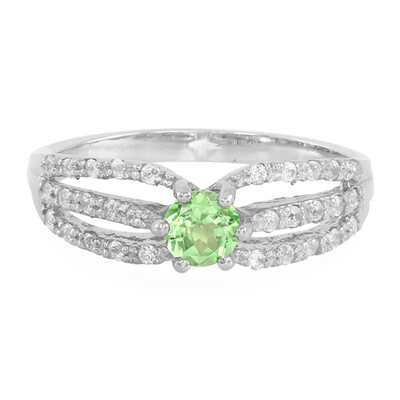 Tsavorite Silver Ring