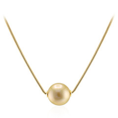 Kabira Golden South Sea Pearl Silver Necklace