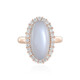 White Moonstone Silver Ring (KM by Juwelo)