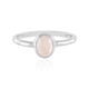 Rose Quartz Silver Ring (MONOSONO COLLECTION)