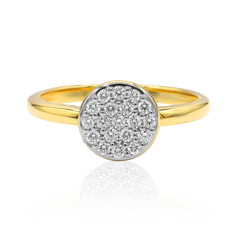 18K IF (D) Diamond Gold Ring