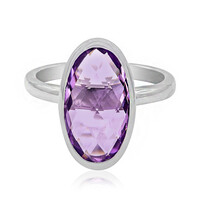 Rose de France Amethyst Silver Ring