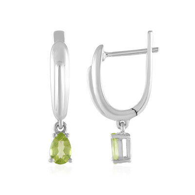 Peridot Silver Earrings