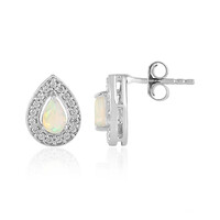 Welo Opal Silver Earrings