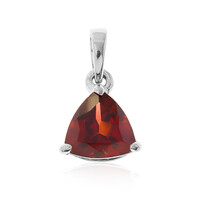 Mozambique Garnet Silver Pendant