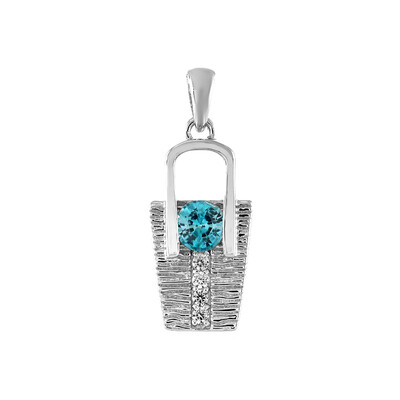 Ratanakiri Zircon Silver Pendant