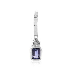 Unheated Tanzanite Silver Pendant