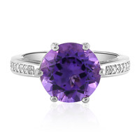 Amethyst Silver Ring