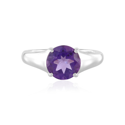 Siberian Amethyst Silver Ring