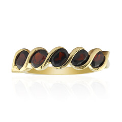 Garnet Silver Ring