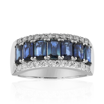 14K Ceylon Blue Sapphire Gold Ring (CIRARI)