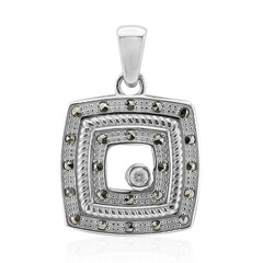 I2 (J) Diamond Silver Pendant (Annette classic)