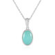 Amazonite Silver Necklace