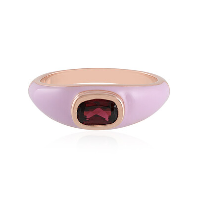 Raspberry Rhodolite Silver Ring