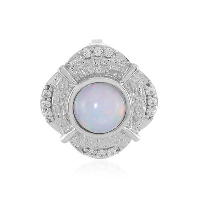 Welo Opal Silver Pendant (MONOSONO COLLECTION)