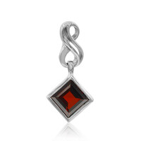 Mozambique Garnet Silver Pendant