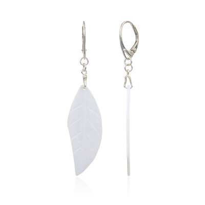 Mother of Pearl Silver Earrings