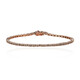 9K SI1 Argyle Rose De France Diamond Gold Bracelet (Annette)