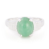 Imperial Chrysoprase Silver Ring