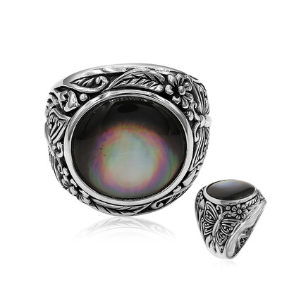 Mother of Pearl Silver Ring (Art of Nature)