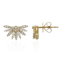 10K SI2 (H) Diamond Gold Earrings