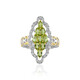 Peridot Silver Ring (Gems en Vogue)