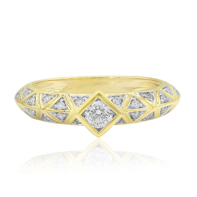 9K SI1 (G) Diamond Gold Ring (Annette)