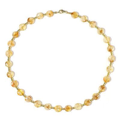 Citrine Silver Necklace