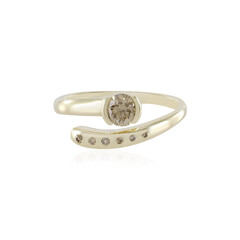 9K Diamond champagne I1 Gold Ring (de Melo)