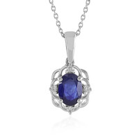 Madagascar Blue Sapphire Silver Necklace